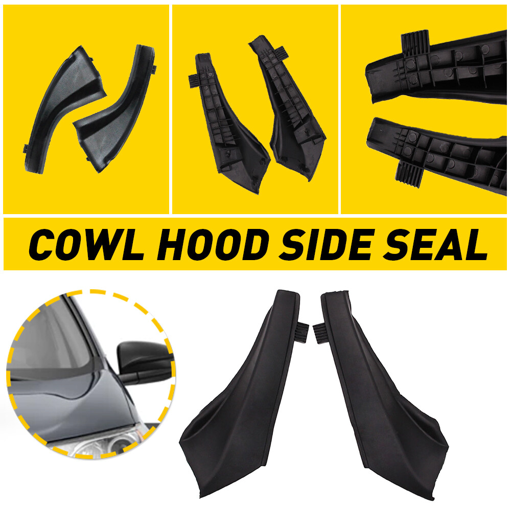 2pcs Front Window Wiper Side Cowl Extension For Cover Toyota RAV4 2013-2018 EOA