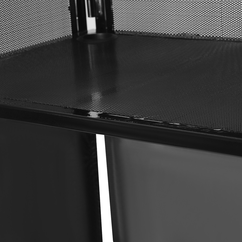 DJ Event Booth Facade with LED Lights, Portable Table & Adjustable Scrims
