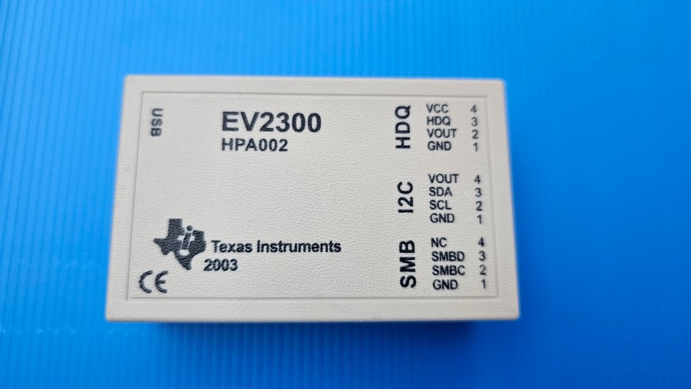 Texas Instruments EV2300 HPA002 TI Tester USB Interface Board Battery Testers
