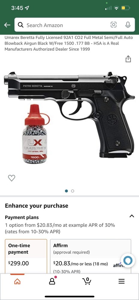 beretta mod. 92 a1