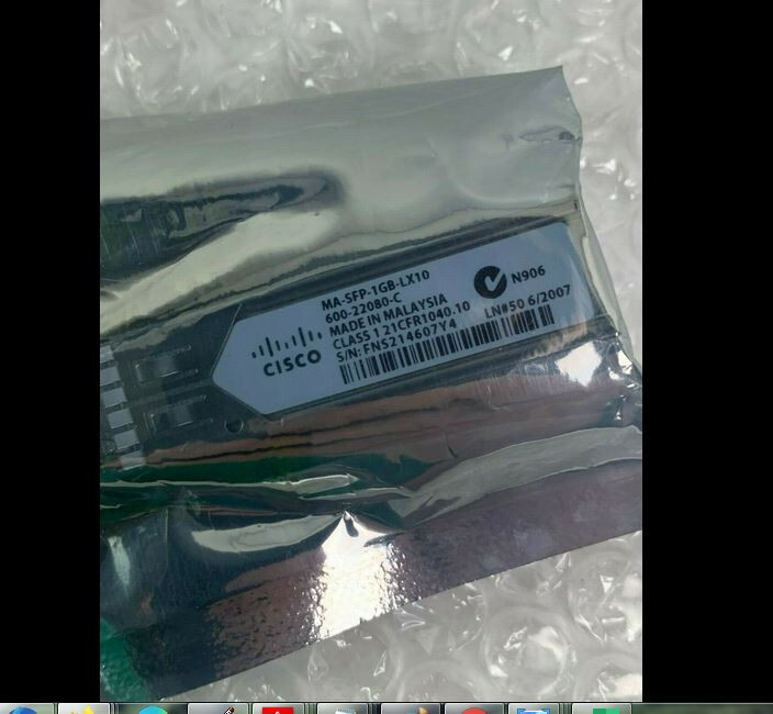 Cisco Meraki MA-SFP-1GB-LX10 600-22080-C SFP-LX 1310nm duplex LC 10km SMF optic