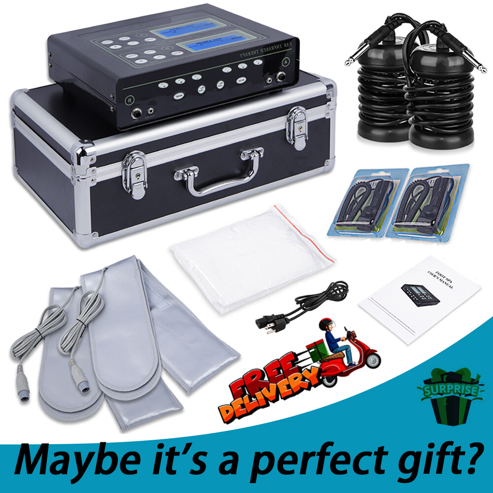 2023 Upgrade Version Dual User Detox Ionic Foot Bath Detox Machine Infrared Belt