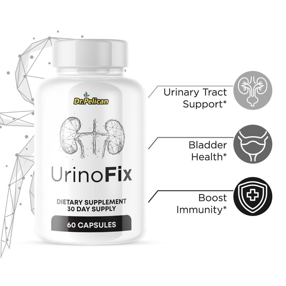UrinoFix- Prostate Support- 4 Bottles- 240 Capsules
