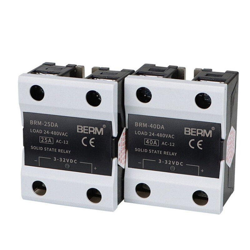 10A - 100A Single Phase BRM Solid State Relays Module DC 3V-32V to AC 24V-480V