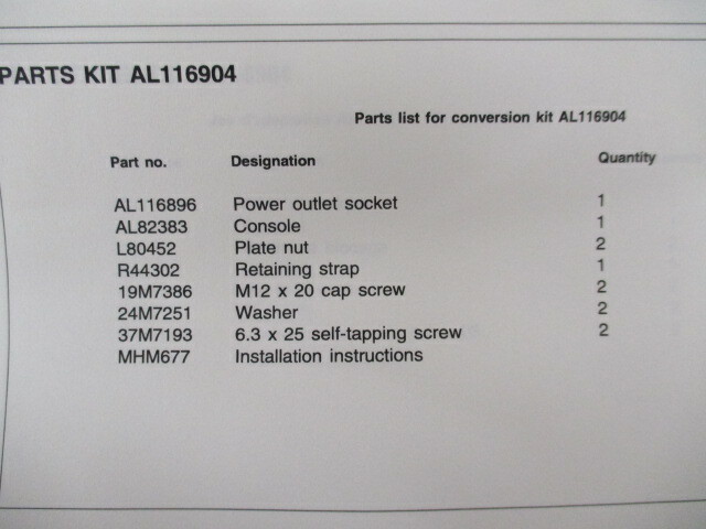 John Deere Socket Kit (AL116904)