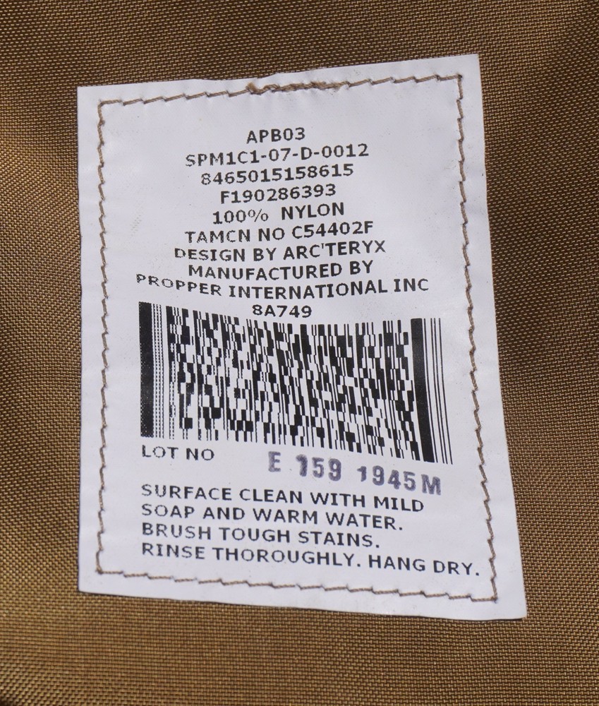 propper USMC APB03 main pack backpack & hipbelt medium & lid