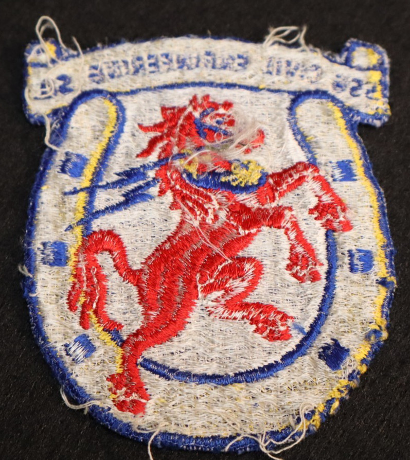 Vietnam War USAF 556th Civil Engineering Squadron Flight Suit Jacket Patch Tail
