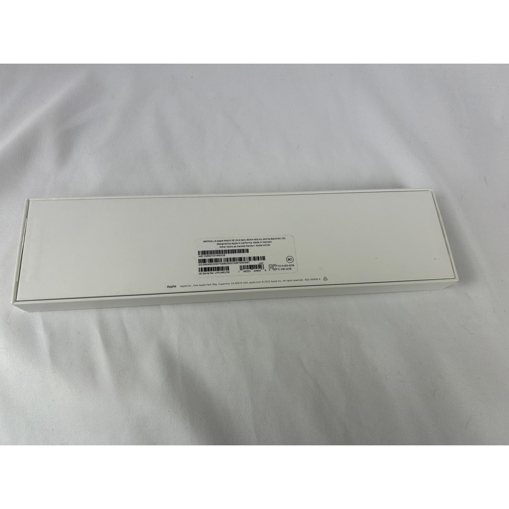 Apple Watch SE 2nd Gen Empty Box Original Apple Packaging Only