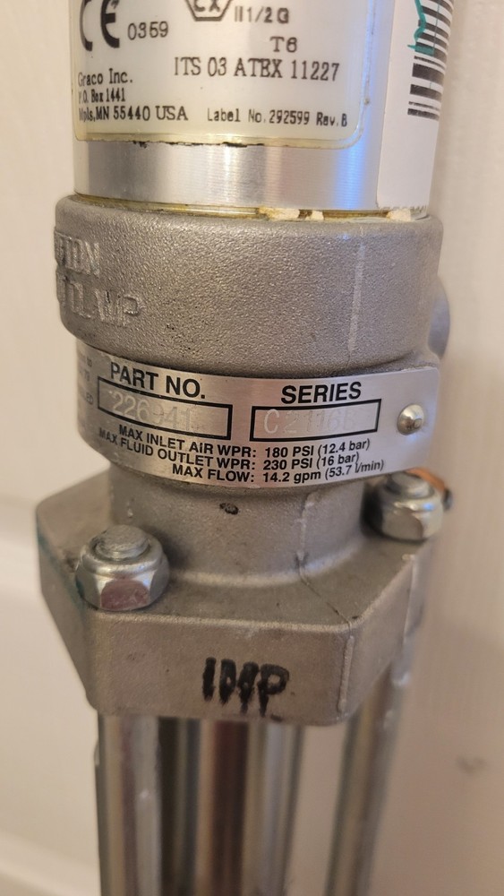 Graco Pump Fast-Flow Label No.292599