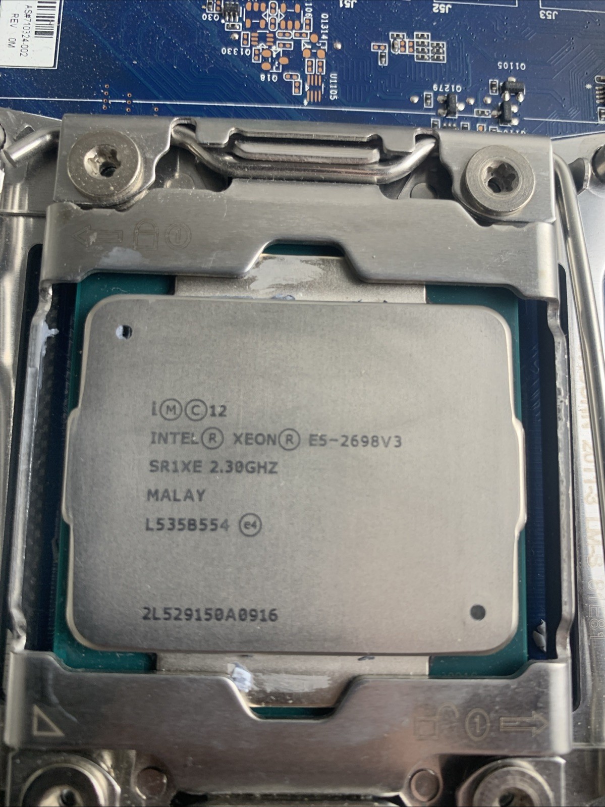 HP Z440 LGA 2011-3 Motherboard 710324-002 W/Heatsink & XEON E5-2698 v3 Working!