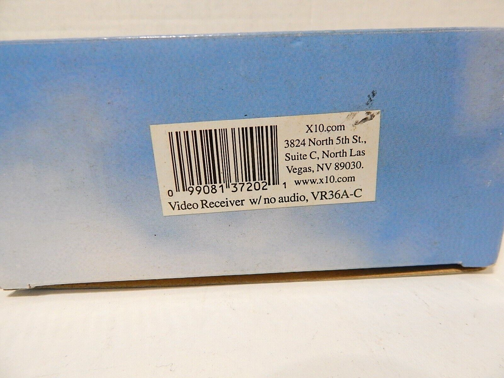 X10 VR36A-C VIDEO RECIEVER W/NO AUDIO