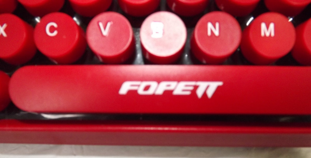FOPEIT Wirerless Keyboard & Mouse Red/Black Mod V2020 Tested & Works