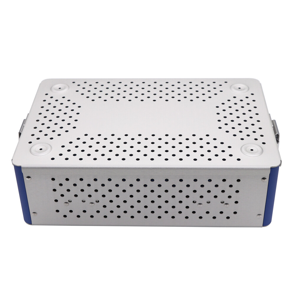 US SHIP-Two layer Sterilization tray case box surgical instrument Sterilize tray