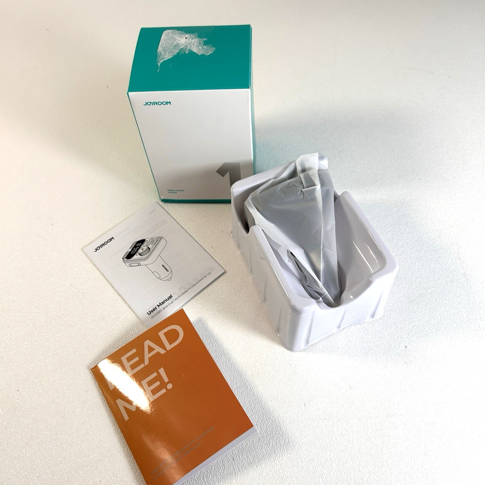 Bluetooth 5.3 FM Transmitter Car Adapter Stronger Dual Mics JOYROOM