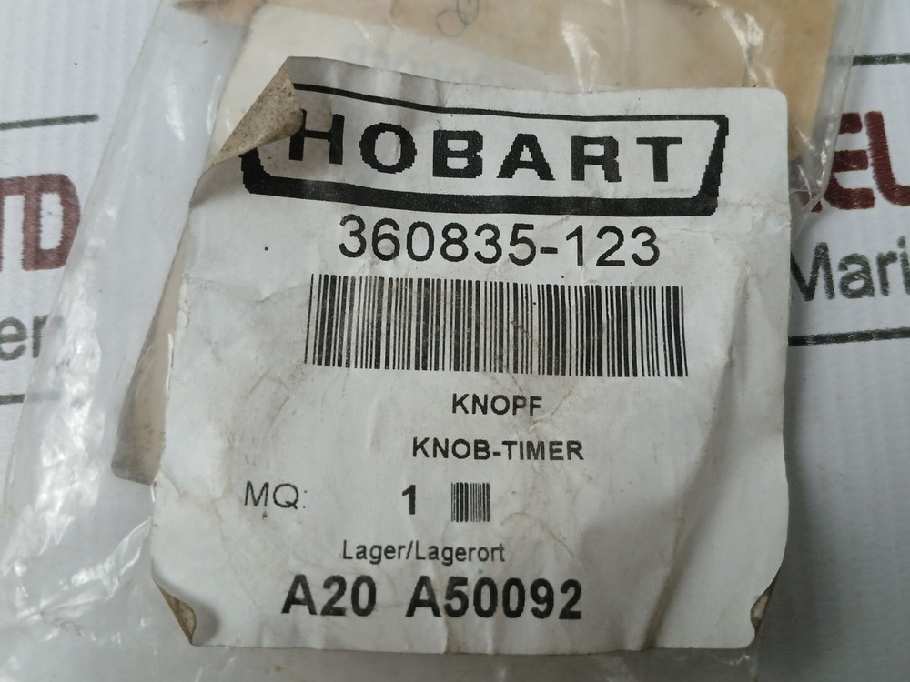 HOBART 360835-123 Timer Control Knob