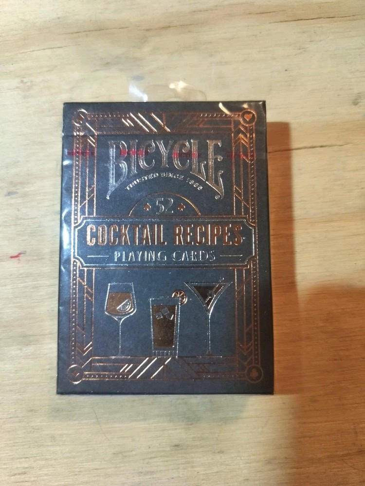 Bicycle Cocktail Recipe Playing Cards