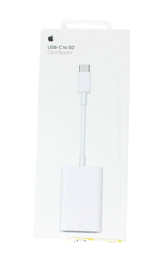 Apple USB-C to SD Card Reader A2082 White MW653AM/A Authentic