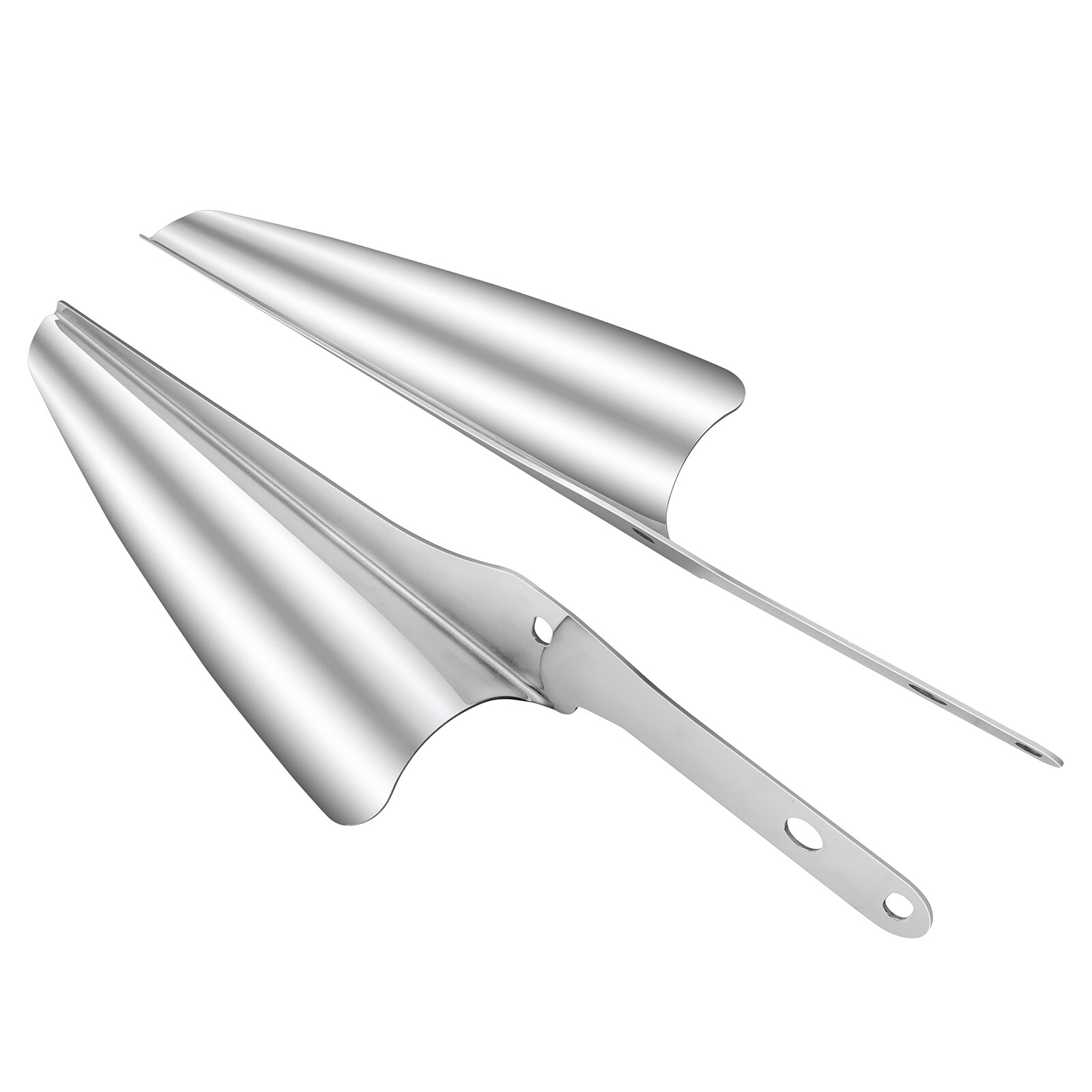 Front Fork Mount Wind Deflectors For Harley Touring Road King Street Glide CVO