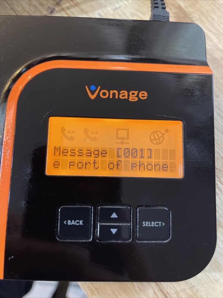 Vonage model : VDV21-VD VoIP Digital Voice Modem  Router with Cables