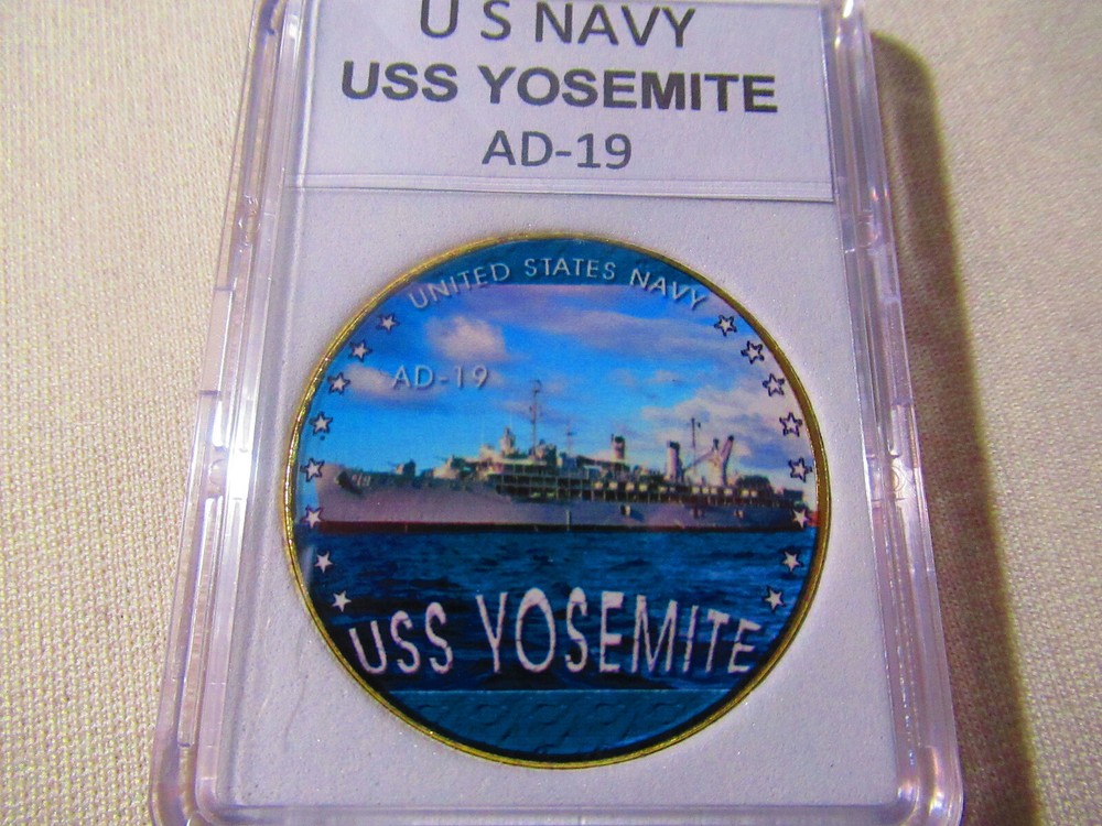 US NAVY - USS Yosemite (AD-19) Challenge Coin