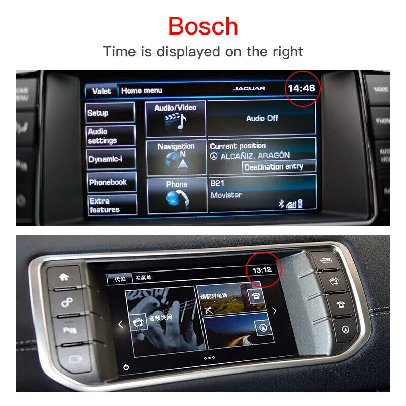 Wireless Carplay Android Auto For Land Rover Jaguar Bosch with 7/8 inch screen