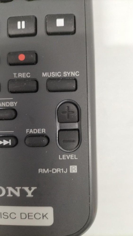 Tested SONY RM-DR1J Remote Control for MDS-E10 E12 Professional MD Deck z16