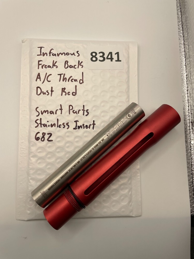 Infamous Freak Back A/C Thread Dust Red Smart Parts Stainless Insert 682