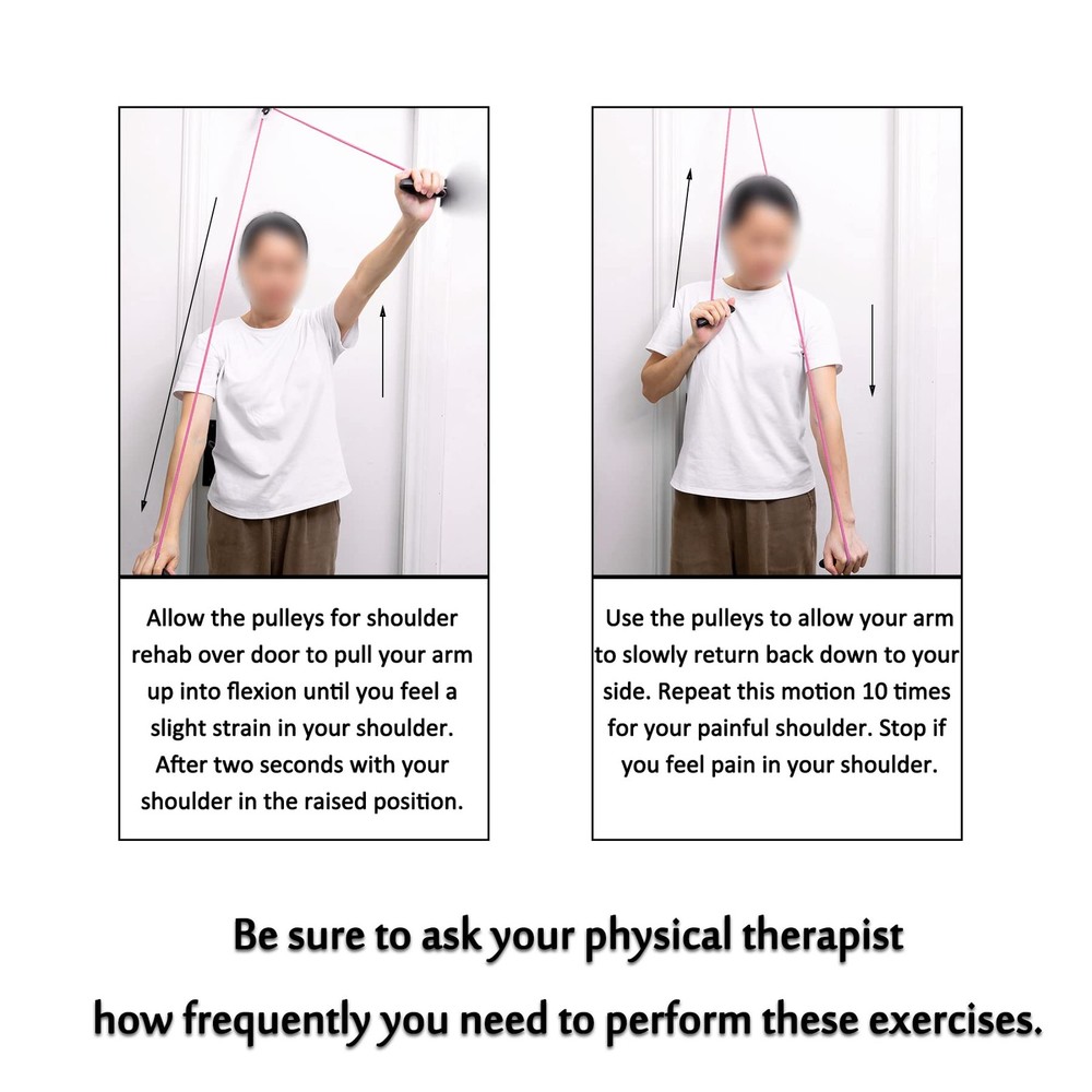 Shoulder Pulley Over The Door Physical Therapy System, Exercise