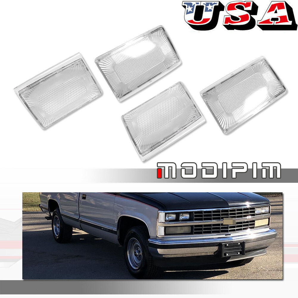 For 1988-93 C K 1500 2500 3500 Suburban Blazer Clear Parking Corner Signal Light