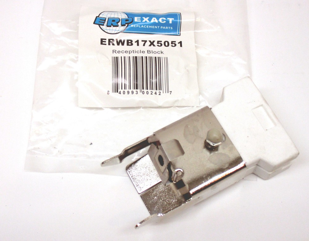 WB17X5051 Range Burner Element Receptacle Ceramic Block for GE