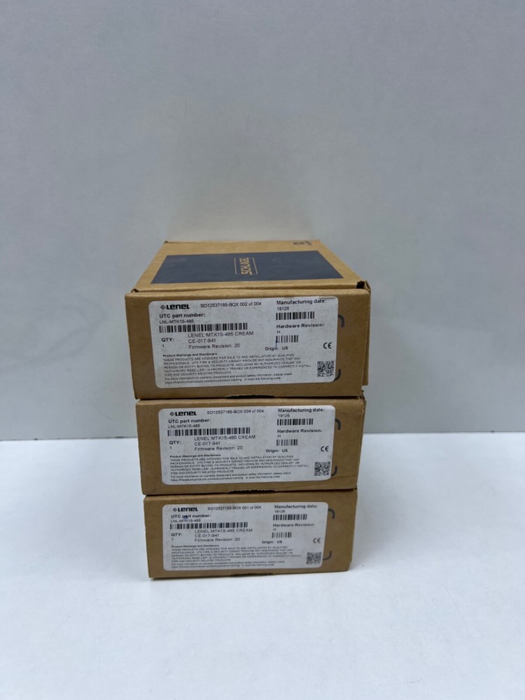 LENEL MTK15-485 Multi-Technology Single Gang Reader - Cream