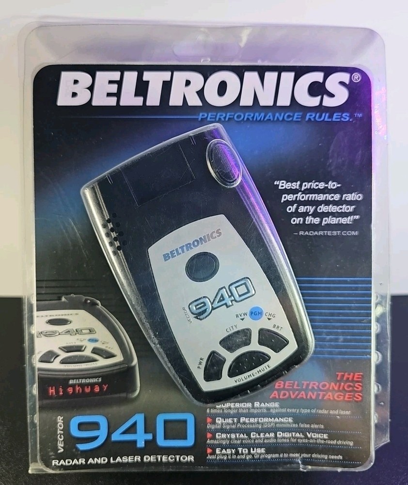 Beltronics Vector 940 Radar Detector BRAND NEW~~~