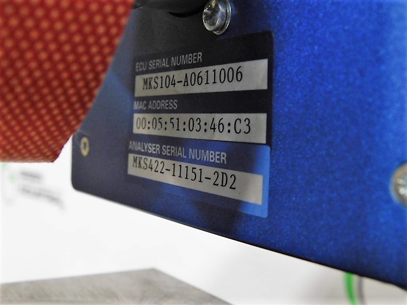 AS-IS MKS Micro Vision2 Gas Analyzer Assembly Pfeiffer SplitFlow80 Vacuum