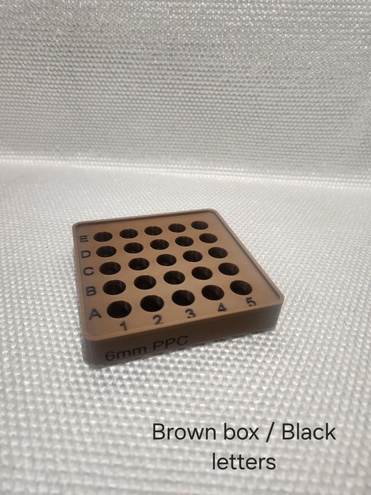 Reloading trays/ blocks, stackable, many different colors and calibers to pick