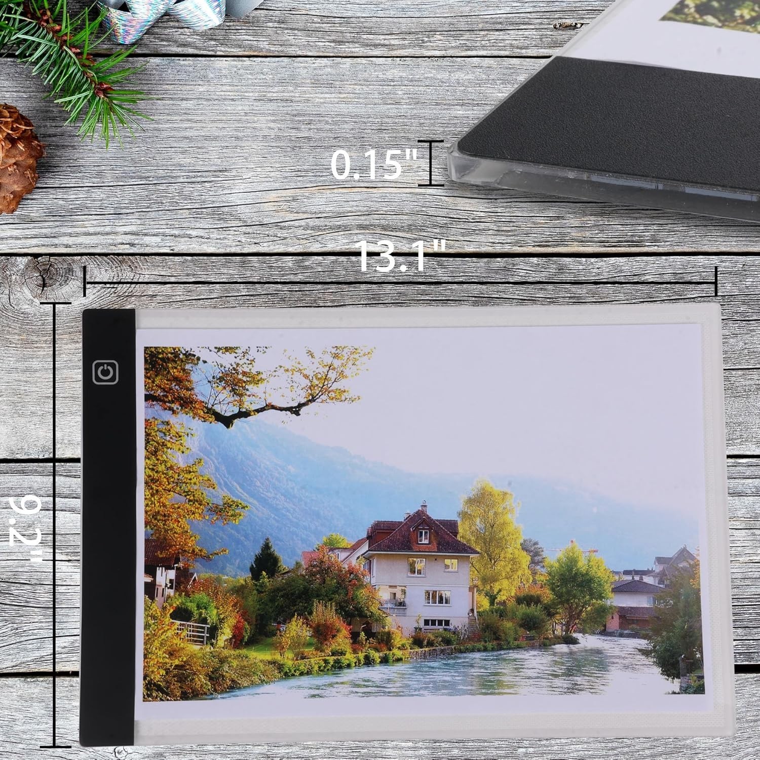 Large A4 Light Pad for Diamond Painting,Art Light Board, LED Copy Board, Light