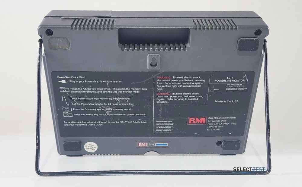 BMI DRANETZ 100G POWERVISA POWER QUALITY ANALYZER ****LOOK**** (REF.: G)