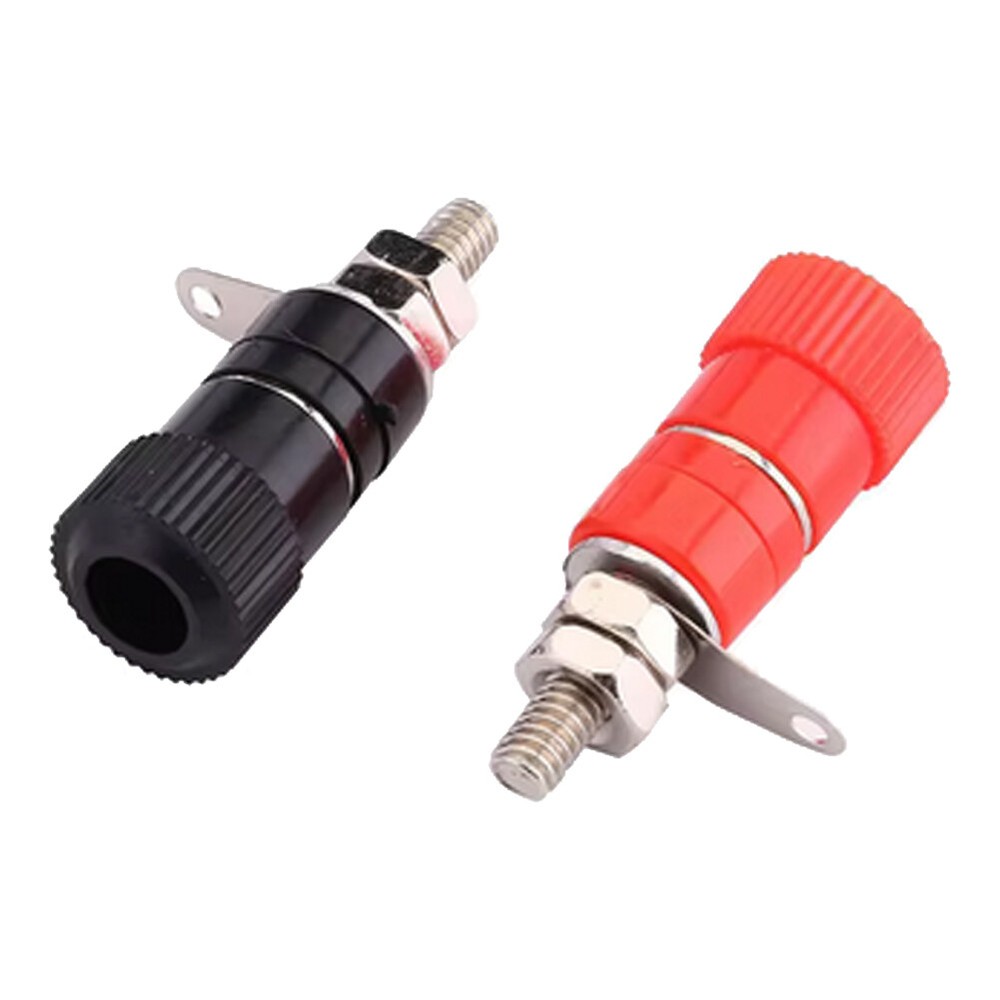 4mm Terminal Connector Binding Post, Banana Plug Jack Socket Red Black 20 Pair