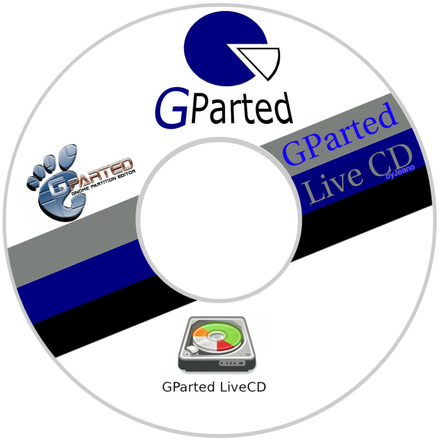 Gparted  Disk Partition software Live CD Partition Manager