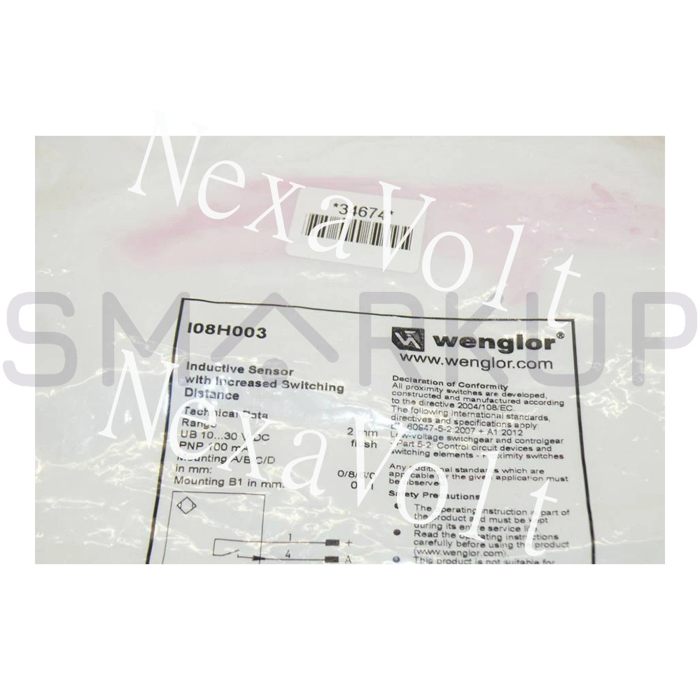 New In Box WENGLOR I08H003 Proximity Switch