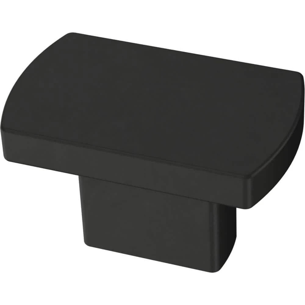 (12 Pack) 1-17/32" Wrought Modern Flat Black