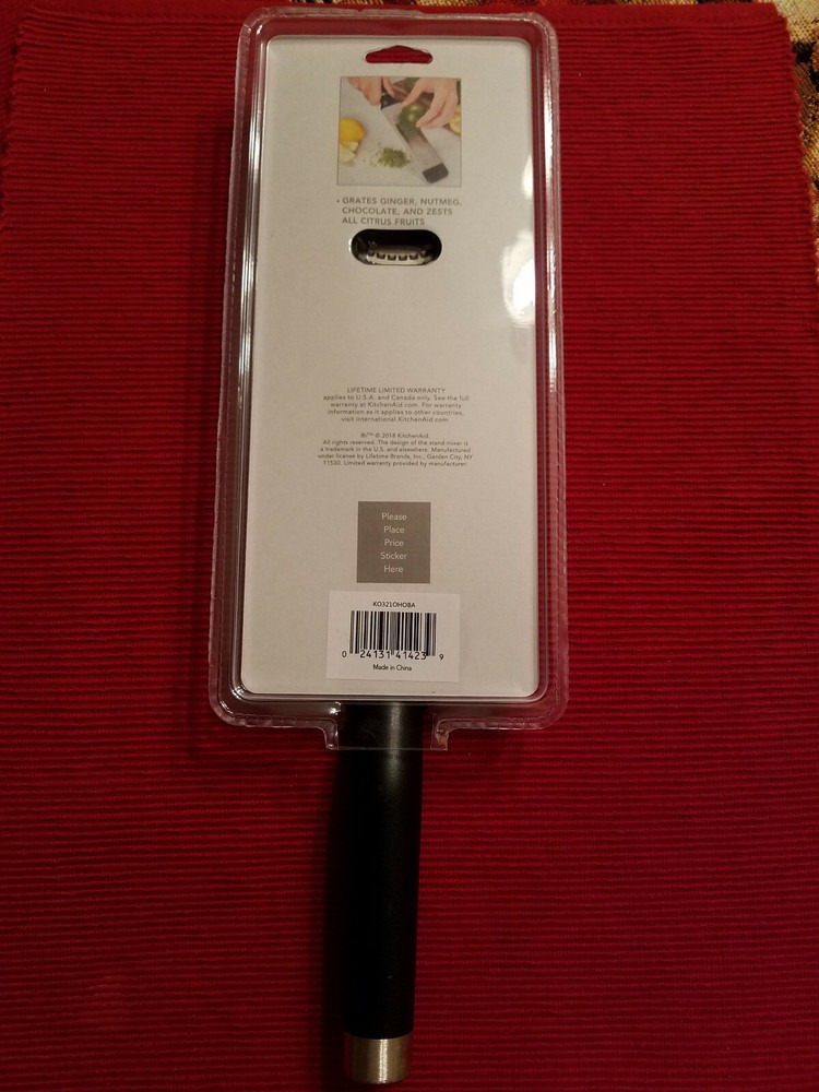 Kitchenaid Gourmet Black Fine Grater