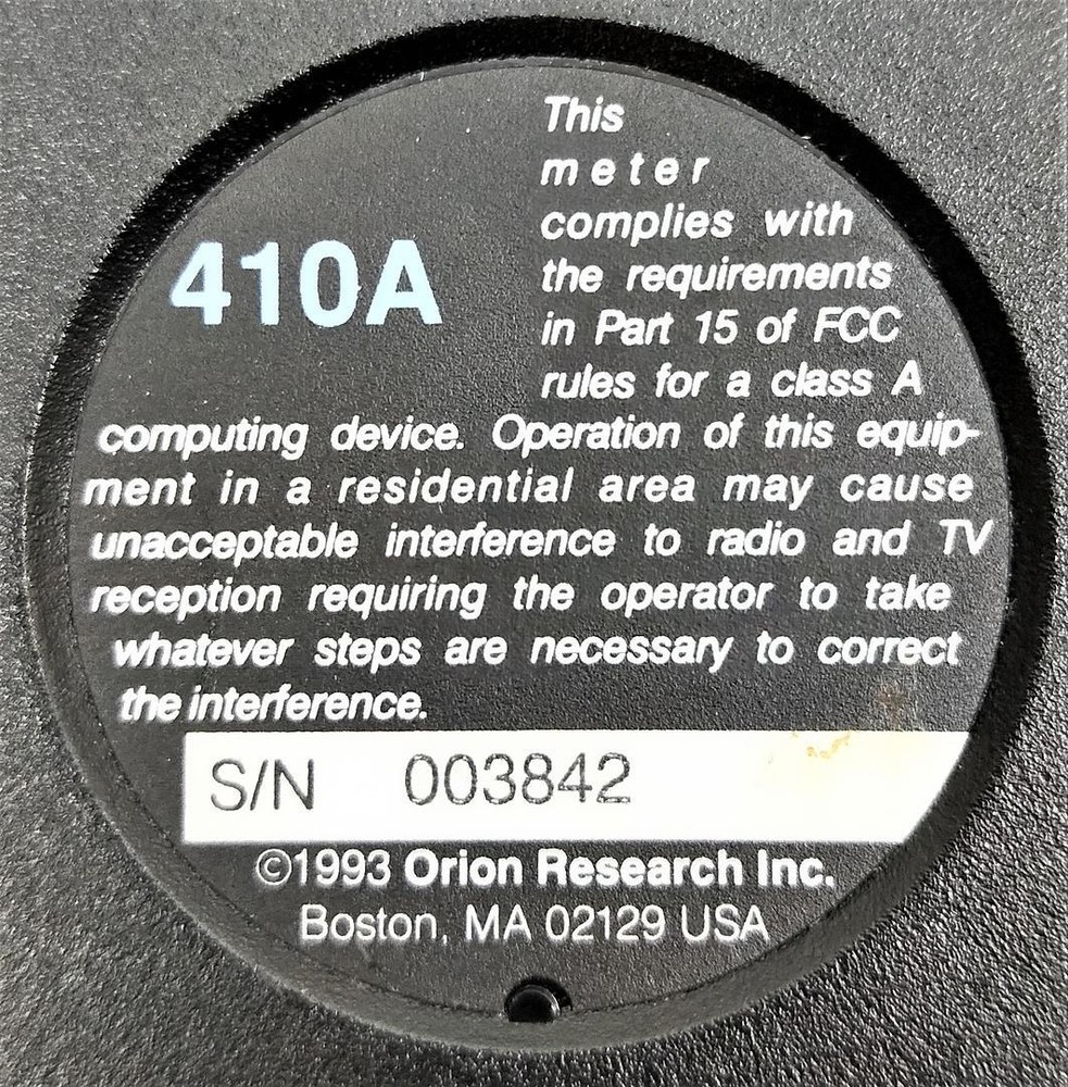 Orion 410A pH Meter with New pH Electrode