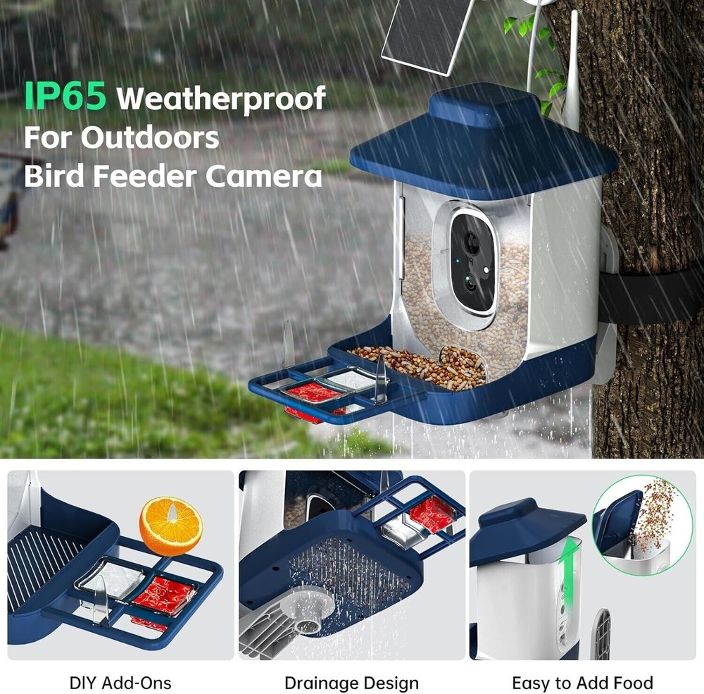 AI Smart Bird Feeder with Camera *NAVFS* Best