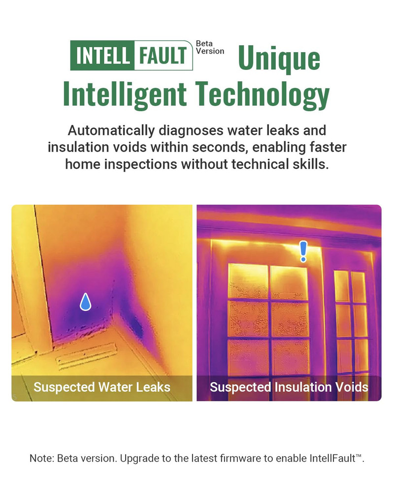 HF96V Thermal Camera with Visual Camera & Laser Pointer, Intelligent Scene Detec