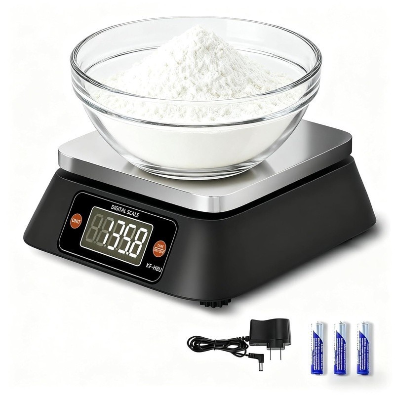 Digital Kitchen Scale High Precision Tare Function Stainless Steel Platform 10kg