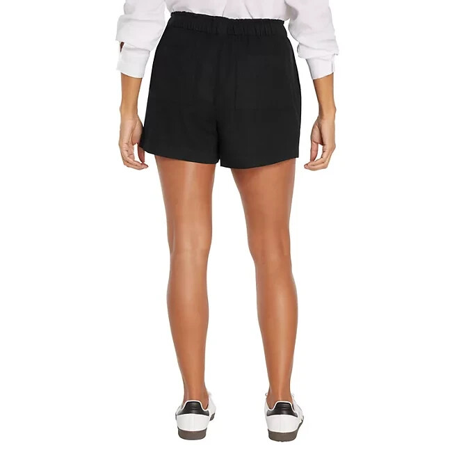 Gap Women's Linen Short Size S Black