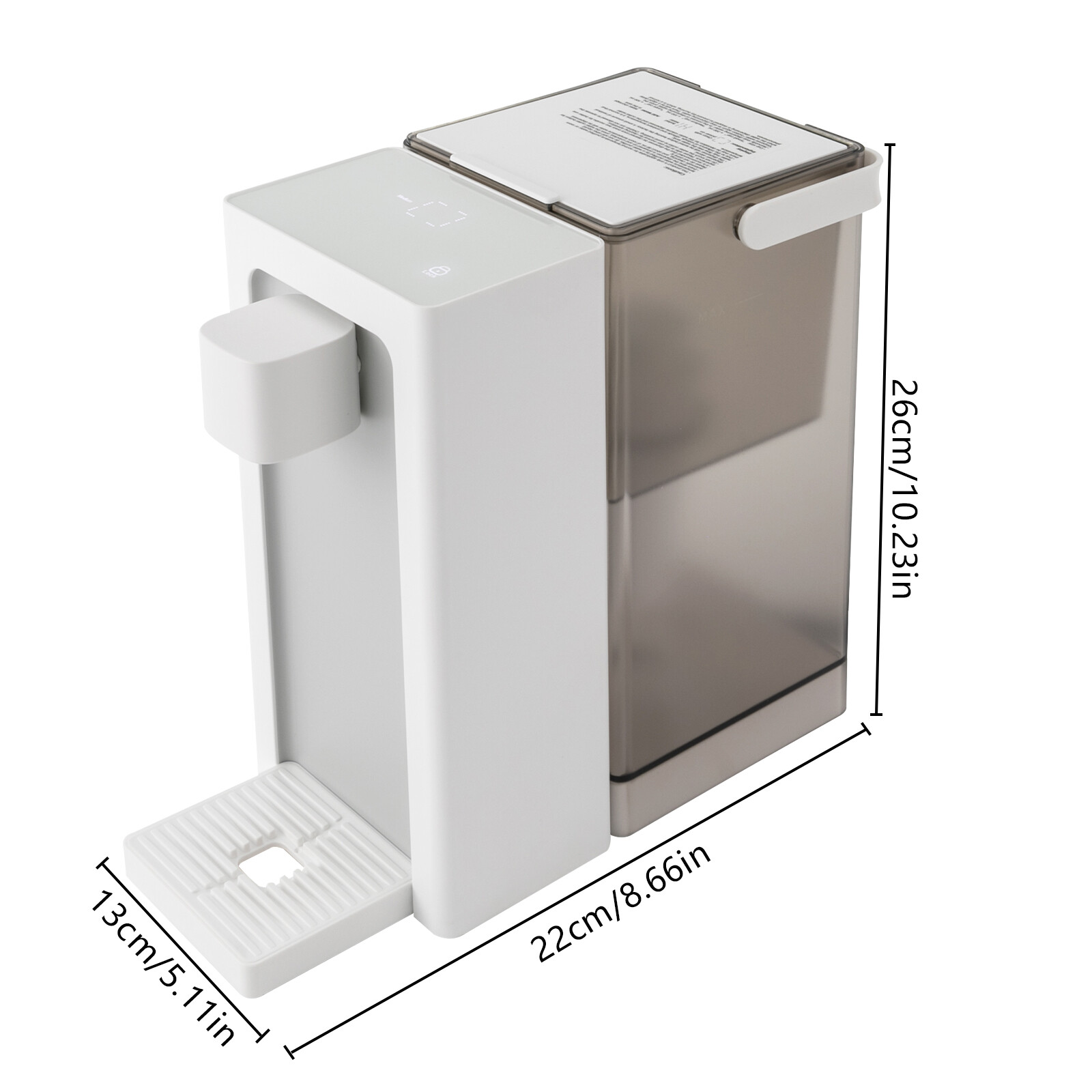 Instant Hot Water Filter Dispenser, Countertop Water Filter System