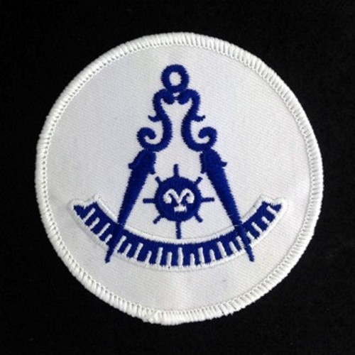 Masonic Past Master Embroidered Emblem Patch (PM-3)