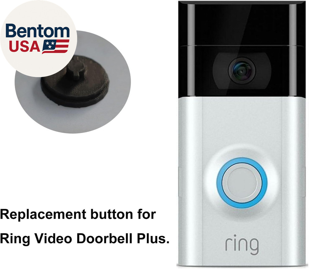 Replacement Button for Ring Video Doorbell Plus,Accessories Compatible with Ring