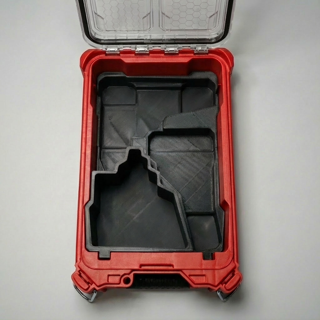 Milwaukee Packout Insert for M12 FUEL Gen 3 Drill & Impact, Deep Organizer Combo